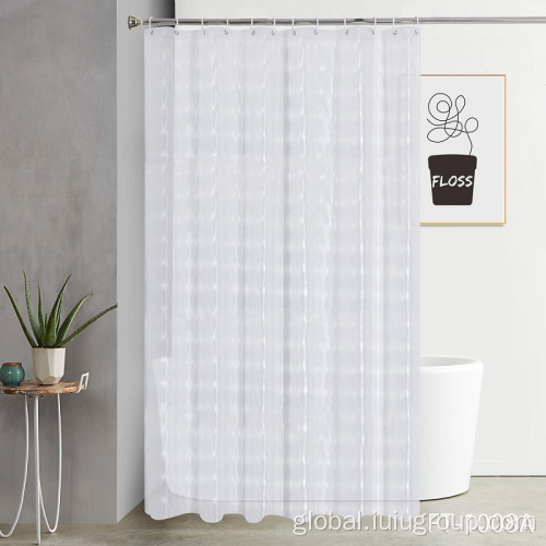 Peva Material Wholesale Beautiful 3D PEVA Shower Curtain with Printing Factory